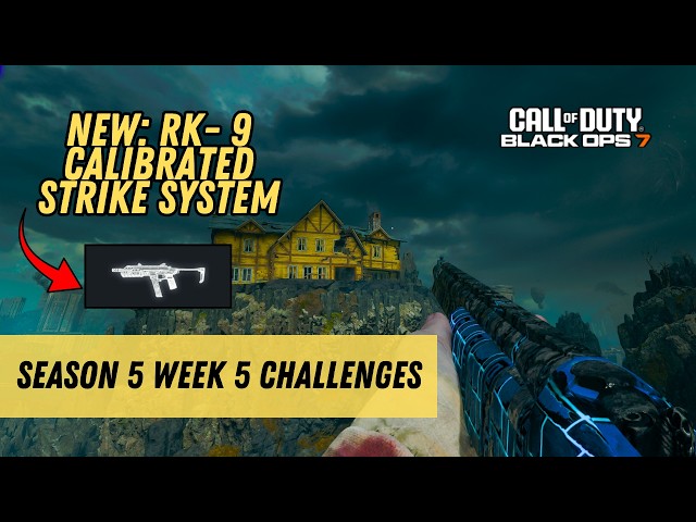 Unlocking the RK-9 Calibrated Strike System in Season 5 Week 5 Challenges! (BO 7 Zombies)