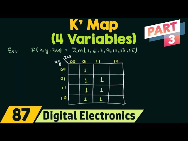 4 Variable Karnaugh Map (Part 3)