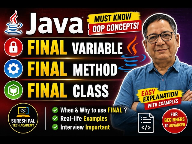 final Keyword in Java Explained in 10 Minutes 🔥