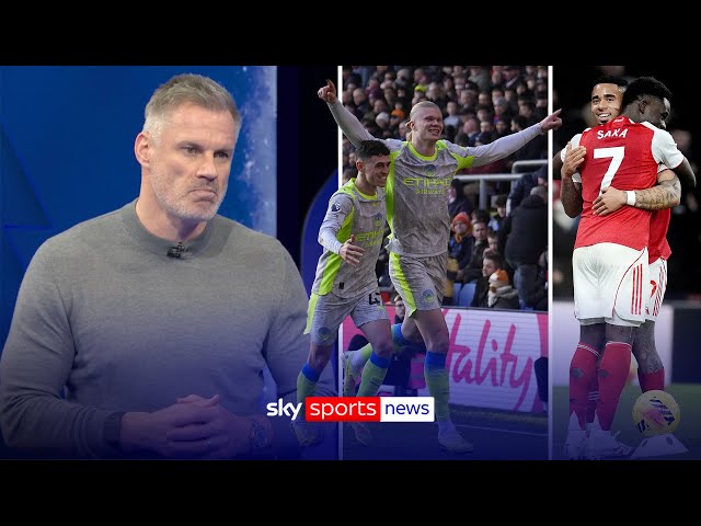"A big worry for Arsenal" | Jamie Carragher on Erling Haaland's impact on PL title race