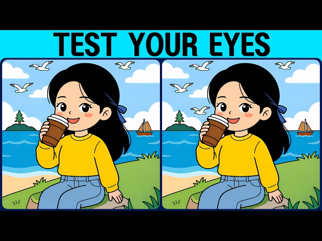 [Spot the Difference Brain Training] Can you spot all the slightly tricky differences?
