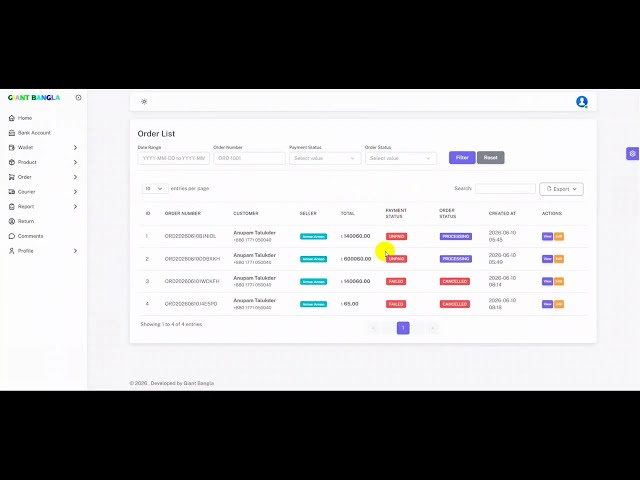 Giant Bangla Seller Advanced Tutorial | Product Upload, Order Management, Reports & Returns |