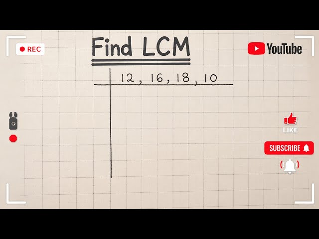 Find LCM in 30 Seconds 🔥 | Easy LCM Trick | Math Shorts#shorts #shortvideo #ytshorts #viral #video
