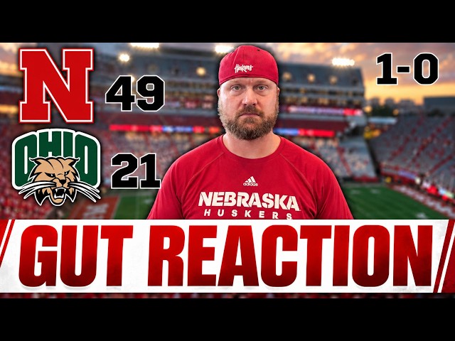 NEBRASKA FOOTBALL BEATS OHIO