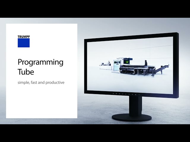 TRUMPF Software: Programming Tube - Program tubes in 3D