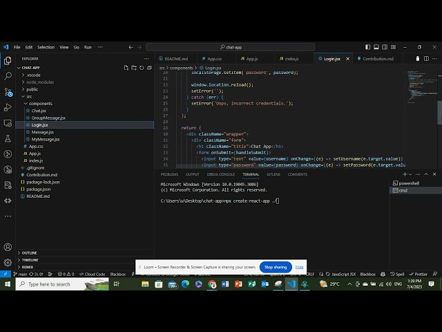 Creating a Simple Chat Application with React