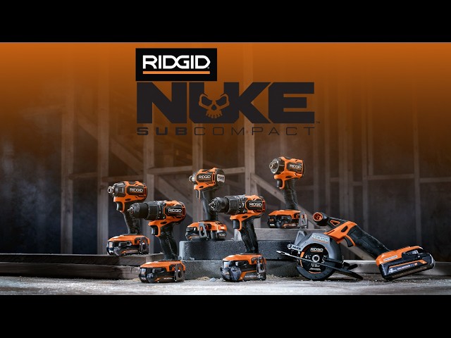 RIDGID 18V NUKE SubCompact Brushless Tools