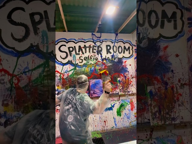 Belfast’s first and only splatter room NOW OPEN 🎨