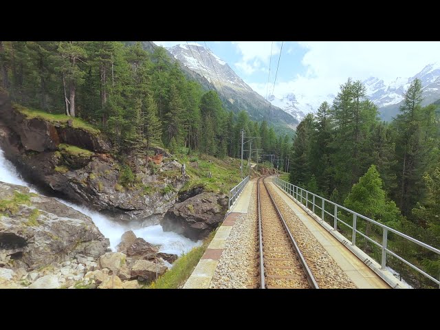 ★ 4K 🇮🇹Tirano - 🇨🇭St. Moritz summer cab ride, Italy to Switzerland [06.2020]