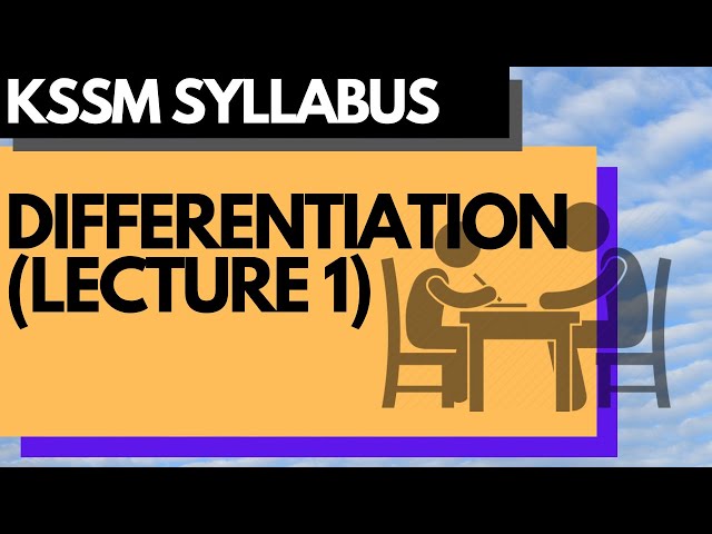 Differentiation Lecture 1 | Limits | Add Maths KSSM | Math Tutor Edu