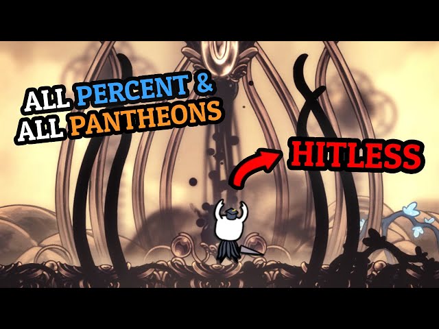 World's First Hollow Knight 112% All Pantheons Run Completed Hitless!