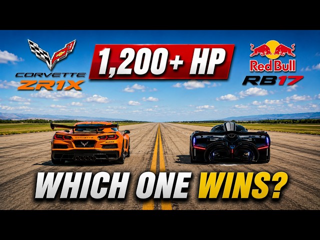 Can the Corvette ZR1X Beat Adrian Newey's RB17? Corvette ZR1X vs Red Bull RB17 || 2027 Drag