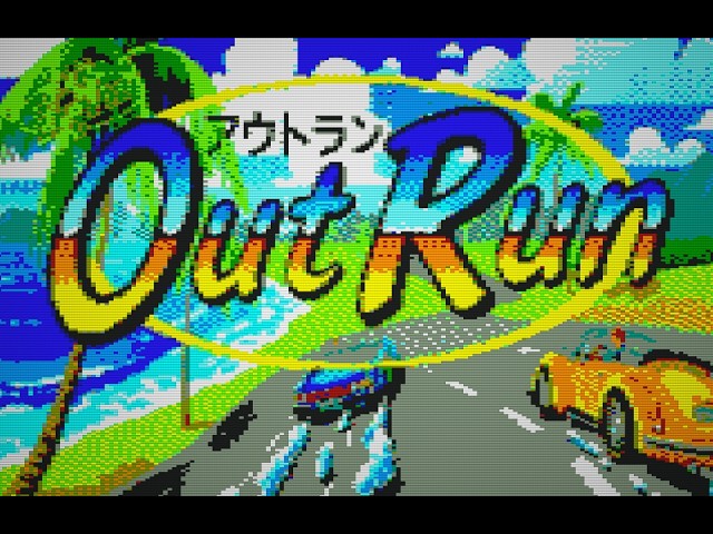 Outrun 2026 - Amstrad CPC - Short gameplay