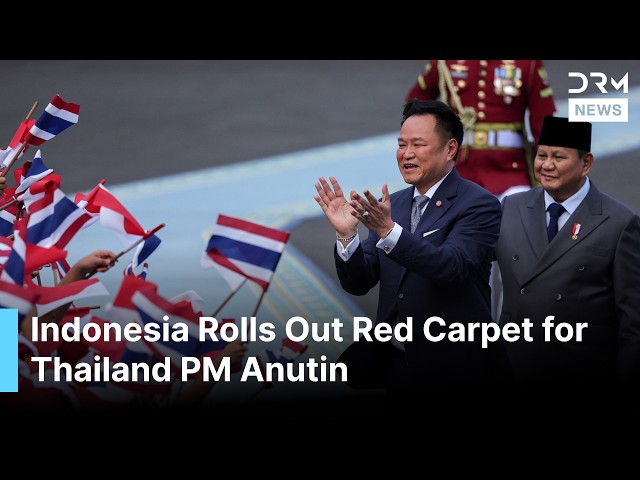 FULL: Thai PM Anutin Receives Grand State Welcome From Indonesia's President in Jakarta | AC1G