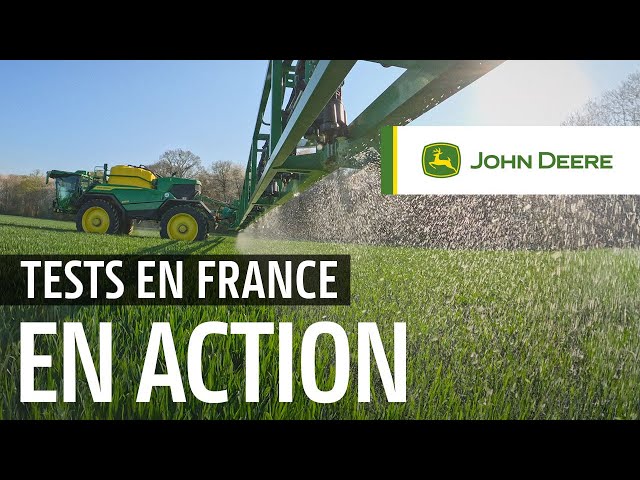 Témoignage client sur le pulvérisateur automoteur John Deere 500R par Luc Tesnière de France