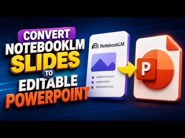 I Tried this Tool to Convert NotebookLM Slides to Editable PowerPoint | No Losing Formatting