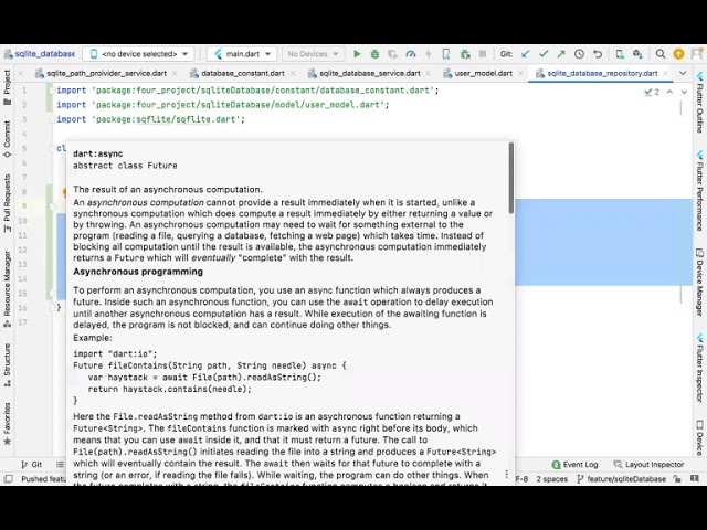 sqflite flutter [Sqlite Database, Local Database Android] part 2