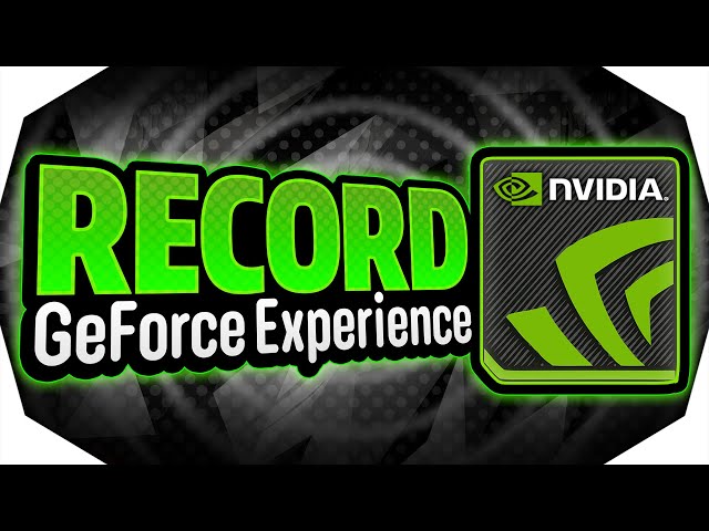 🔴 Cómo GRABAR con GeForce Experience 💻 (NVIDIA ShadowPlay) ✅