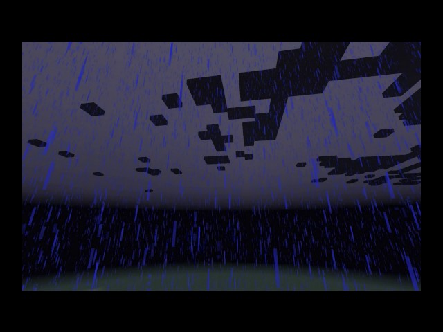 Minecraft Rain and Thunder! 1 HOUR! SLEEP RAIN!