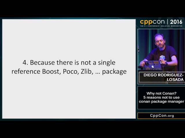 CppCon 2016: Diego Rodriguez-Losada “Why not Conan?"
