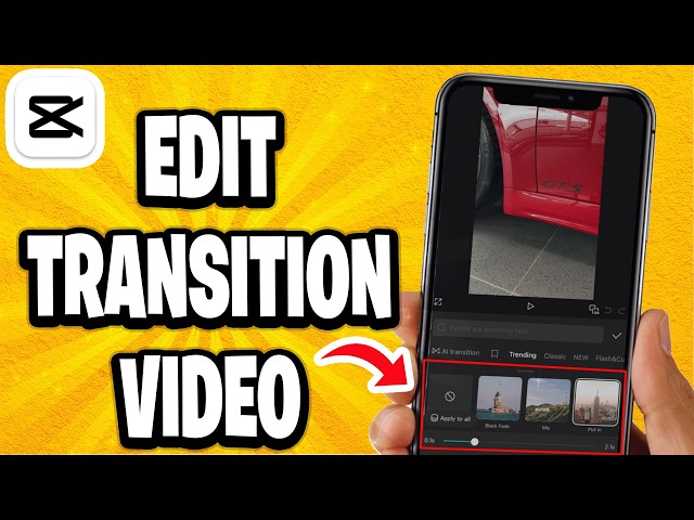 How To Edit Transition Video In Capcut