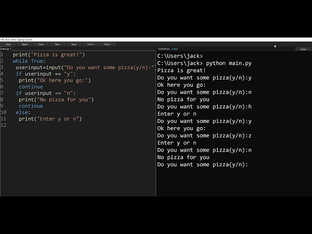 Python print, input, if and while Tutorial - Python Project - print, input, if and while in Python.