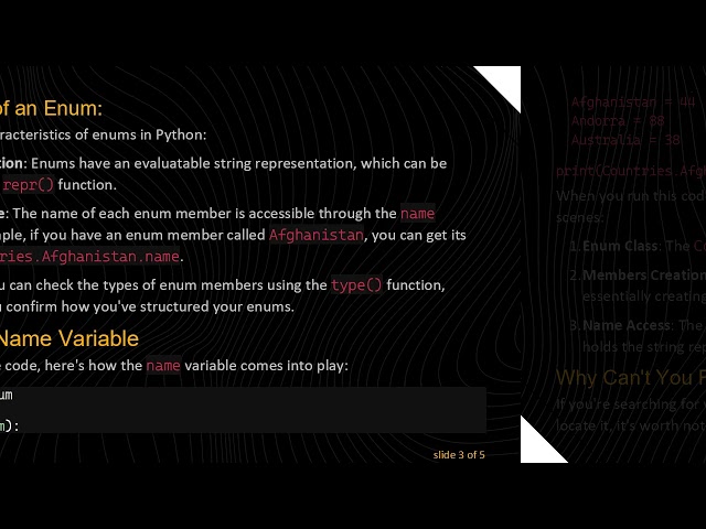 Understanding the Origins of the name Variable in Python's Enum Class