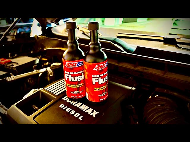 205,000 mile update & oil change using AMSOIL & Wix, Liquimoly flush & Ceratec on a  Duramax LM2 LZ0