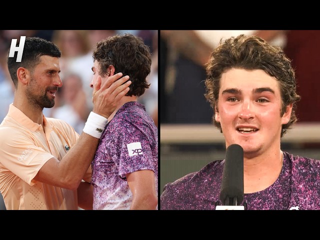 Joao Fonseca REACTS After Beating Novak Djokovic 😱 2026 Roland Garros