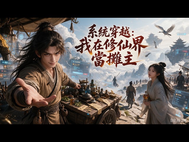 修仙界擺攤，系統讓我賣小吃，饞翻三界眾修士 #搞笑