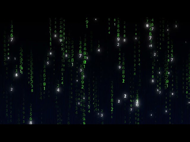 Matrix Binary Code Numeric - Digital Background Loop