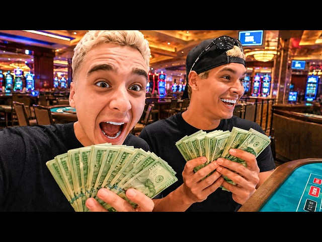 We Won $10,000 At LAS VEGAS Casino!