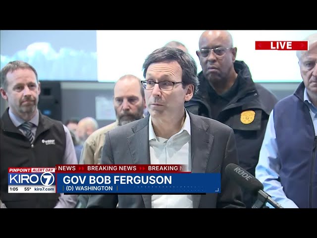 VIDEO: Governor Bob Ferguson declares emergency over flooding
