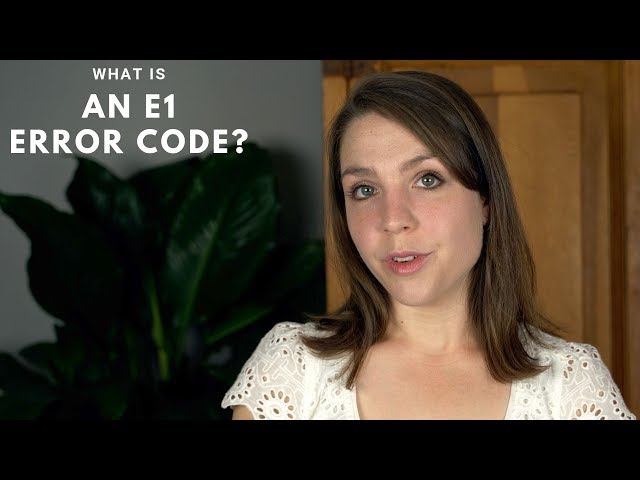 E1 Error Code (EL 01 4th GEN) - MRCOOL DIY Ductless Mini Split