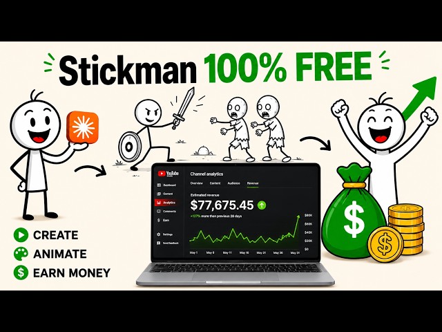 How To Create Stickman Animation Videos Using AI (100% Free)