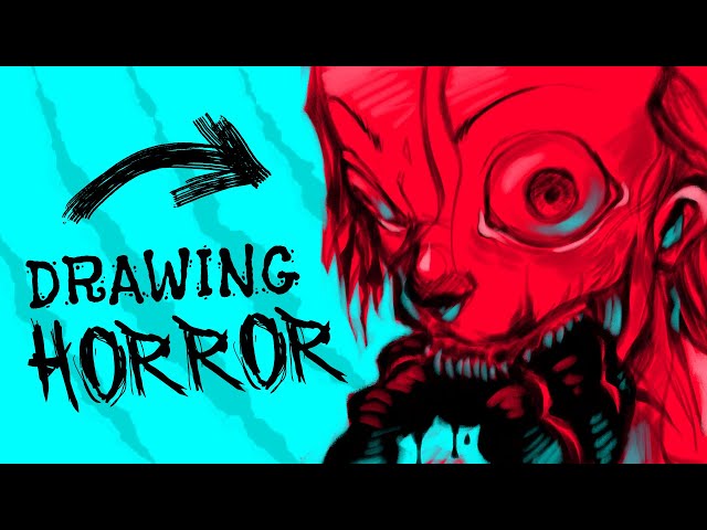Cómo dibujar MONSTRUOS que (realmente) dan miedo