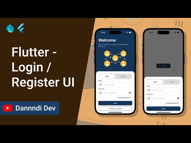 Flutter Indonesia - Authentication Login & Register UI [Speed Code]