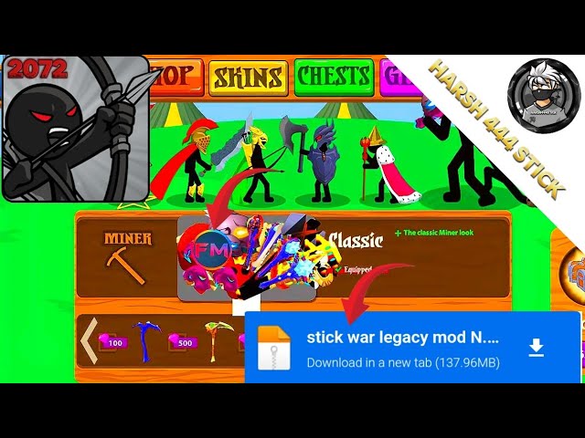 Stick War Legacy New VIP Mod APK Download Full Tutorial ☠️💯