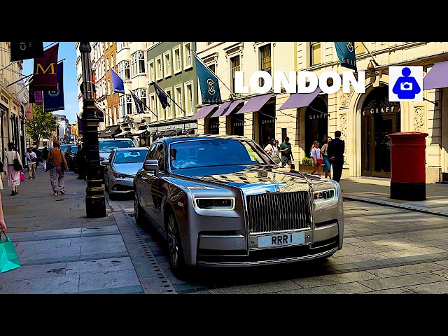 Experience London's Premier Shopping Streets | Mayfair to Piccadilly Circus Walk [4K HDR]
