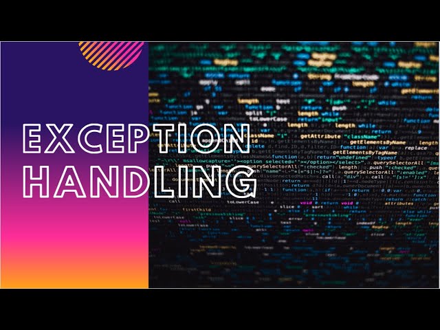 WORRIED ABOUT ERRORS IN PROGRAMMING | Exceptional handling in java