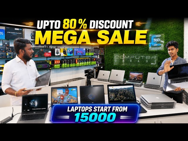 80% discount sale demo laptop start from 15000 best laptop showroom in Coimbatore used laptop sales