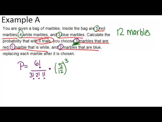 Multinomial Distributions: Examples (Basic Probability and Statistics Concepts)