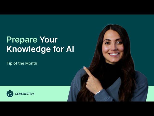 4 Steps to Prepare Your Operational Knowledge for AI