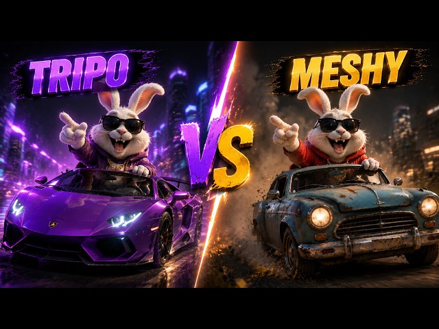 Tripo AI vs Meshy — Which AI 3D Generator Wins?