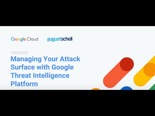 Managing Your Attack Surface with Google Intelligence Platform (GTI)
