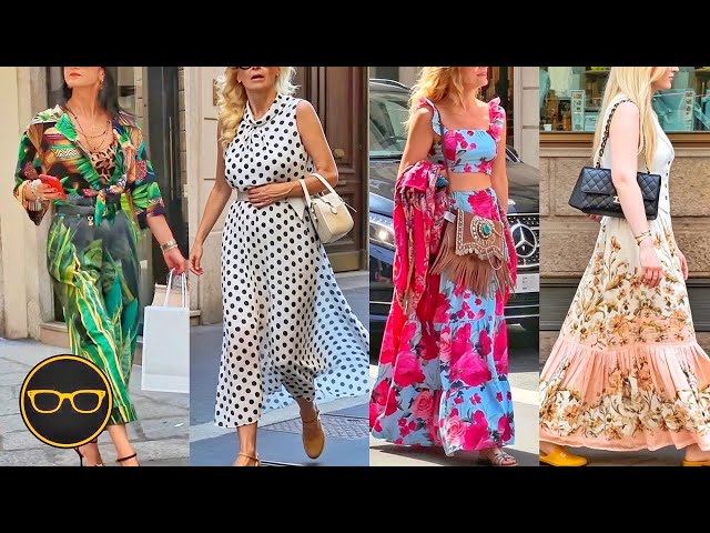 BEAUTIFUL ITALIAN Chic SUMMER Dresses TRENDS Looks Milan's Most Elegant Street Style Trends 2026