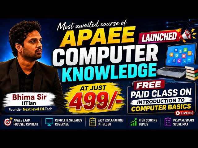 Introduction to Computer Basics | Computer Knowledge for APAEE