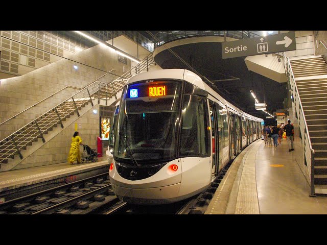 [Tramway] Métro de Rouen - Transdev Rouen Astuce / Citadis 402 à la gare de Rouen