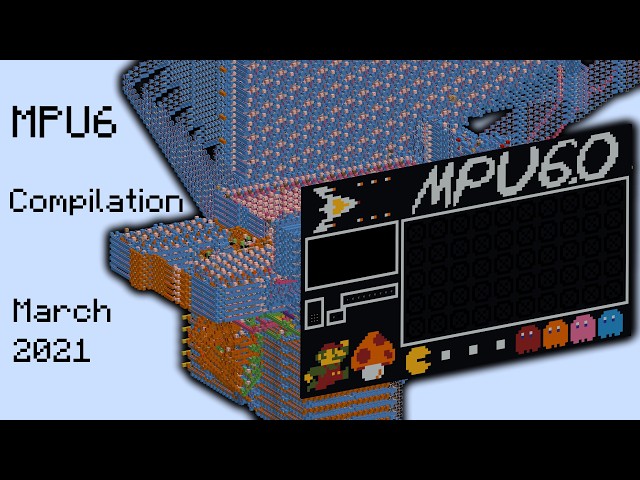 Everything I Ran on My MPU6.0 Redstone Computer