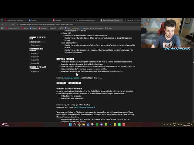 Modern Warfare 4: CHEAT SELLER GETTING CAUGHT, BETA WEEKEND 2 PATCH NOTES!